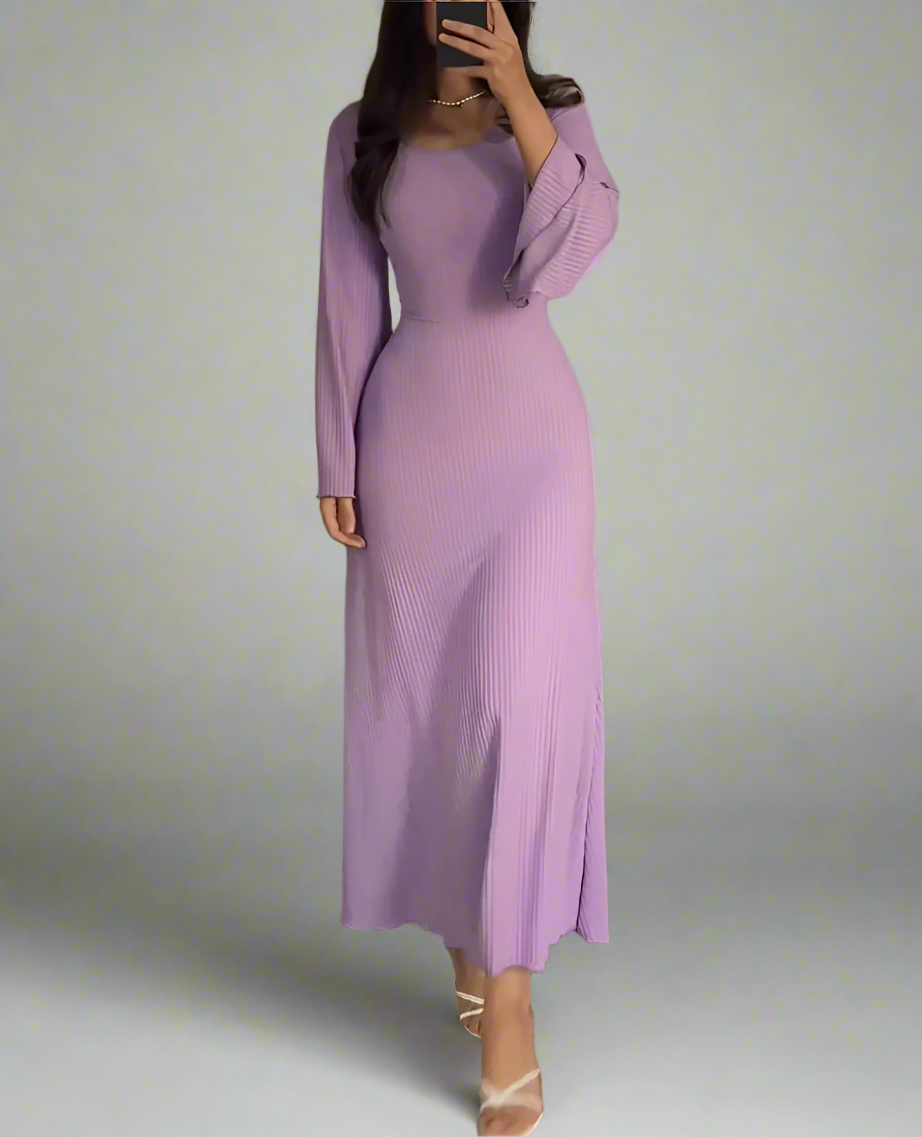 Purple dress long