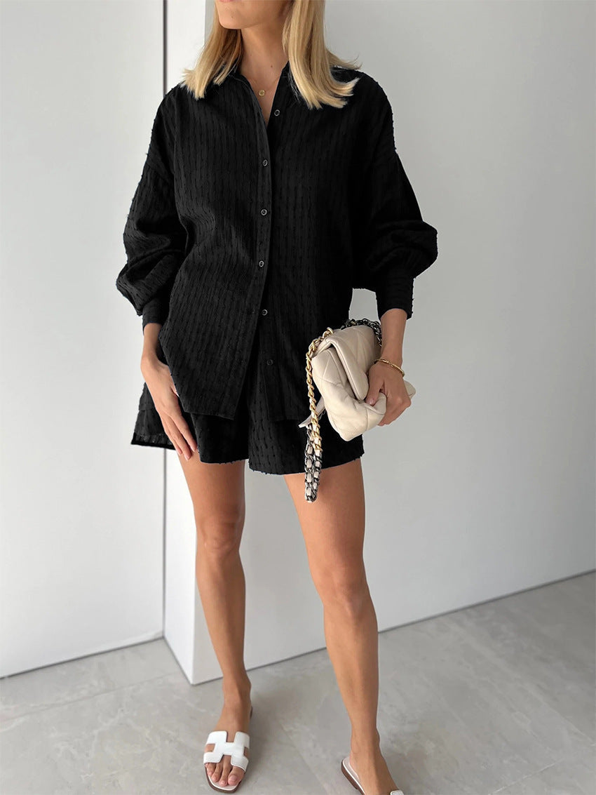 Elizabeth | Luftiges Hemd- und Short-Set